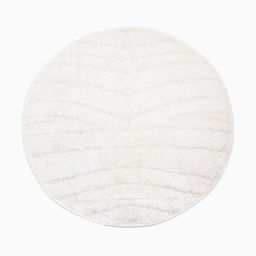 Ковер Этель Zig-Zag 100 см, молочный, 70% хлопок, 30% п/э, 1500 г/м2  фото 2