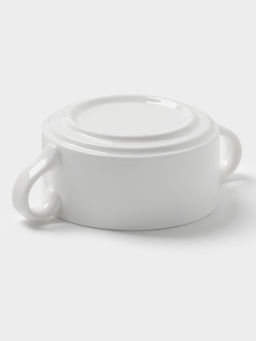 Бульонница Hanna Knövell, 300 мл, с ручками, фарфор, белая