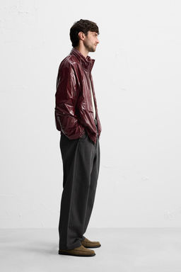 TECHNICAL JACKET WITH A SHINY FINISH - Zara фото 4