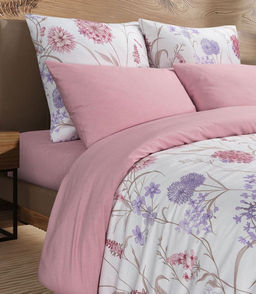 Постельное белье Фрезия  Евро + 4 наволочки