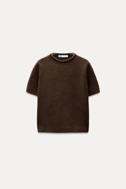 SOFT KNIT SHORT SLEEVE SWEATER - Zara фото 7