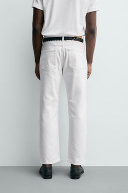JEANS REGULAR FIT / Blanco - Zara фото 3