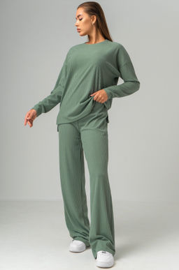 Женский костюм в рубчик-лапша Happyfox - Happy fox фото 10