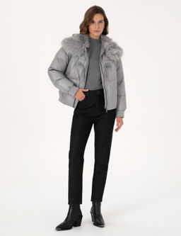 Gri Regular Fit Mont - Pierre cardin фото 4