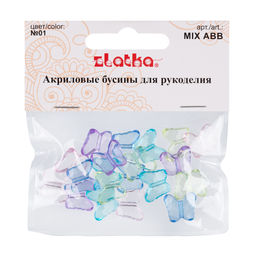 Бусина Zlatka MIX акрил ABB 12 х 15 мм 20 шт № 01 ассорти - Preciosa фото 3