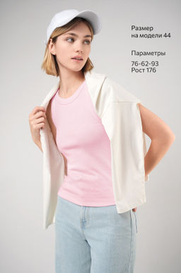 Женская майка-топ в рубчик Happyfox