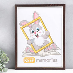 Фоторамка пластик "Плаза" 30х40 см (пластик. экр), 2014-24BVM