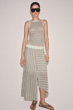 STRIPED SLEEVELESS TOP - Zara фото 7