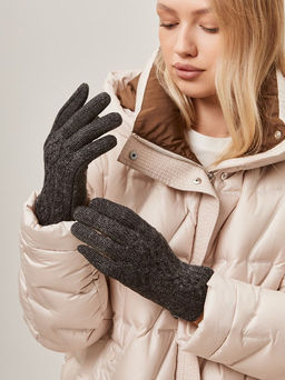 Перчатки жен Labbra LB-CP-120 d.grey
