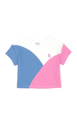 U. S. Polo Assn / Фиолетовая футболка с круглым вырезом для девочек - U.s. polo assn фото 13