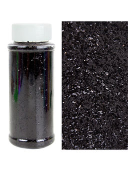 Конфетти «Шестиугольники» чёрные, металлик, 0.1 см, 90 г