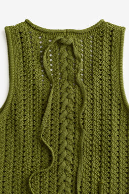 Vestido efecto crochet - H&m фото 11