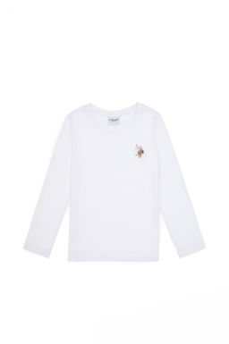 K_z _ocuk Beyaz Ti__rt - U.s. polo assn фото 2
