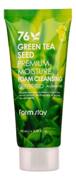 FS Green Tea Seed Premium Moisture Foam Cleansing, 100ml - Пенка для умывания с экстрактом зеленого чая