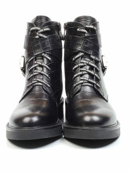 01-CH8361-21B100M BLACK Ботинки демисезонные (натуральная кожа, байка)