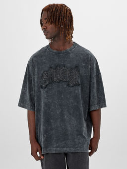 Футболка мужская Mark Formelle Acid Wash серая