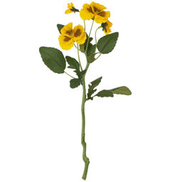 Цветок искусственный "Фиалка", L12 W8 H37 см