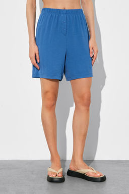 Шорты из жатого хлопка на резинке - Mollis фото 2