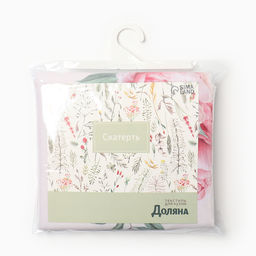 Скатерть «Доляна» Peonies flowers, 145×215±3 см