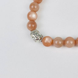 Браслет Будда из Лунного камня 18 см