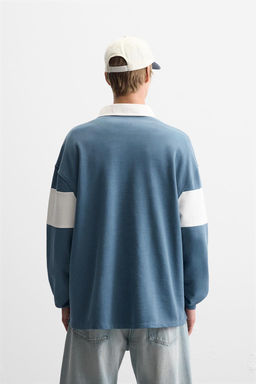 COLOUR BLOCK POLO SHIRT - Zara фото 3