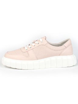 05-PDA97-2 PINK Кроссовки женские (натуральная кожа)