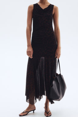 Draped mesh dress - H&m фото 4