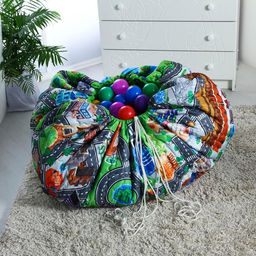 Игровой коврик - сумка для детей «Дороги», 2 в 1, 200×155 см, Крошка Я