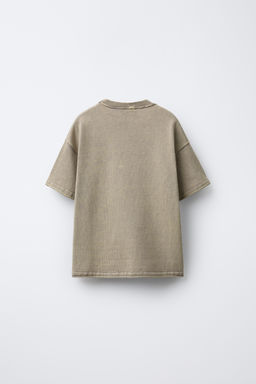 SLOGAN KNIT T-SHIRT