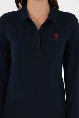 Женский темно-синий базовый свитшот Неожиданная скидка в корзине - U.s. polo assn фото 11