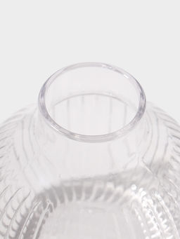 Ваза стекло настольная "Лорелей" 15х15 см, прозрачный