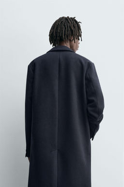 REGULAR FIT WOOL COAT - Zara фото 3