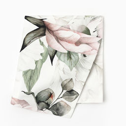 Полотенце Этель Пионы 40х73см, 100% хлопок, саржа 190 г/м2  фото 19