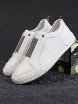 03-6517-BW01 WHITE Полуботинки спортивные мужские (натуральная кожа)