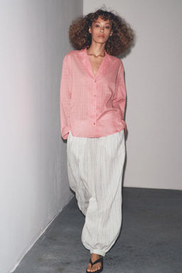 ZW COLLECTION CHECK PYJAMA SHIRT