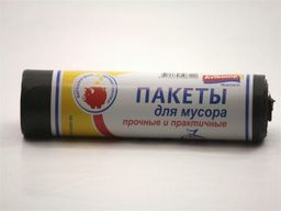 Avikomp пакеты для мусора, 60л*30шт, Стандарт, в Рулоне (черные) 9мкм