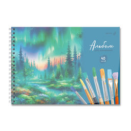 Светоч А207 Альбом для рисования, с пластик. обложкой 180 мкм., цветной титул лист 100 г/м2 A4 29 х 20.5 см 40 л. на гребне 5 шт. 01541 Школьный уголок  фото 16