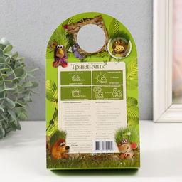 Растущий подарок травка «Травянчик. Зверёныши», фигурка для выращивания, МИКС