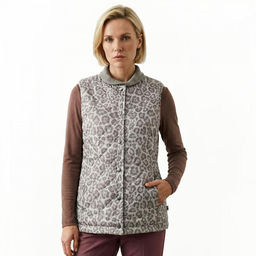 Жилет арт.2182-08 КЕЙТ Ния (леопард беж)