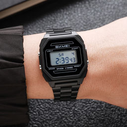 Часы наручные Skmei мужские 2640black-steel