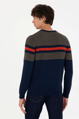 U. S. Polo Assn / Мужской темно-синий свитер - U.s. polo assn фото 12