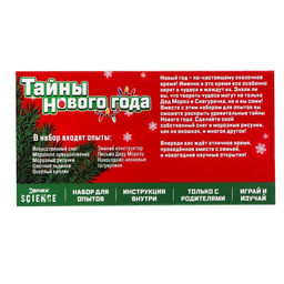 Набор для опытов Тайны Нового года, зайчик