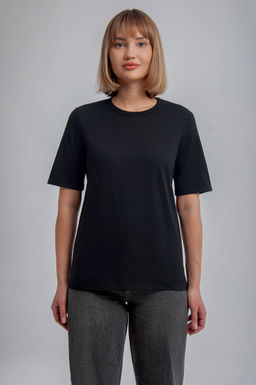 Арт. 3176/1 Футболка женская 44-52 (5 шт) Цвет:черный - Калинка фото 2