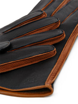 Перчатки мужские 100% ш HS790 d.blue/yellow - Eleganzza фото 3