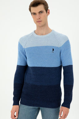 Мужской темно-синий свитер - U.s. polo assn фото 3