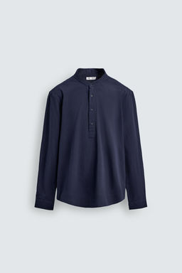CAMISA EFECTO ARRUGADO / Azul - Zara фото 7
