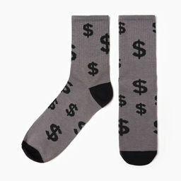 Носки мужские «Баксы» р. 41-44 (27-29 см), серый