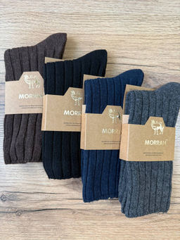 C1133 Носки, 1 пара (термо, верблюжья шерсть) ТМ_СИНИЙ