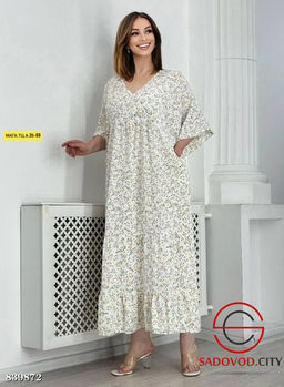 Платье женское с принтом