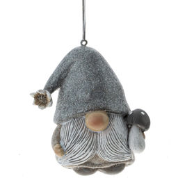 Фигурка декоративная подвесная "Гном", L8 W6 H9 см, 2в.